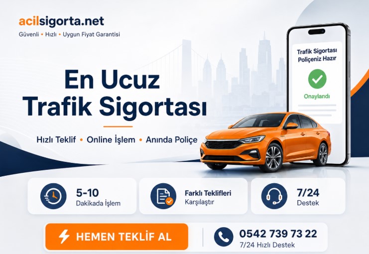 En ucuz trafik sigortası teklifi almak için online fiyat karşılaştırması