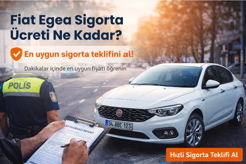 Fiat Egea sigorta ücreti ne kadar, trafik sigortası ve kasko fiyatları