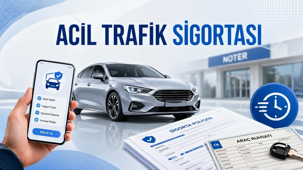 Acil trafik sigortası yaptırma ve hızlı online sigorta teklifi