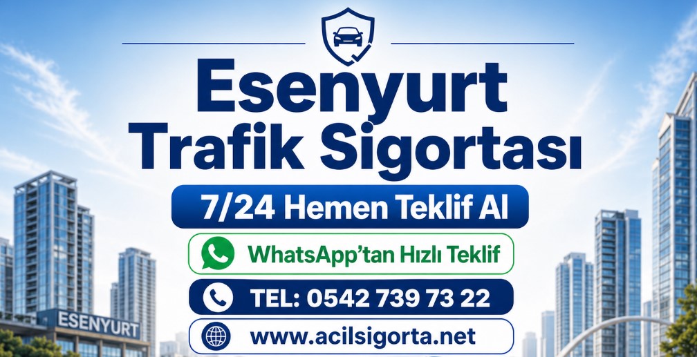 Esenyurt trafik sigortası için 7/24 WhatsApp’tan hızlı teklif alma