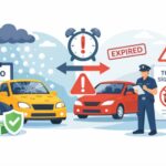 Dolu hasarı alan araç için kasko teminatını ve süresi dolmuş trafik sigortası riski