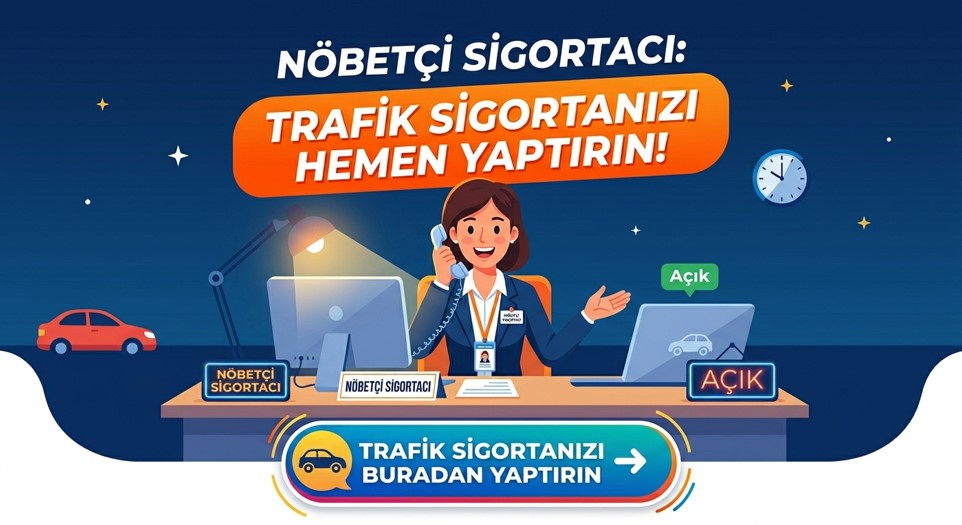 Gece saatlerinde acil trafik sigortası desteği